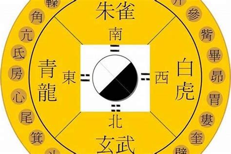 朱雀玄武方位|四象